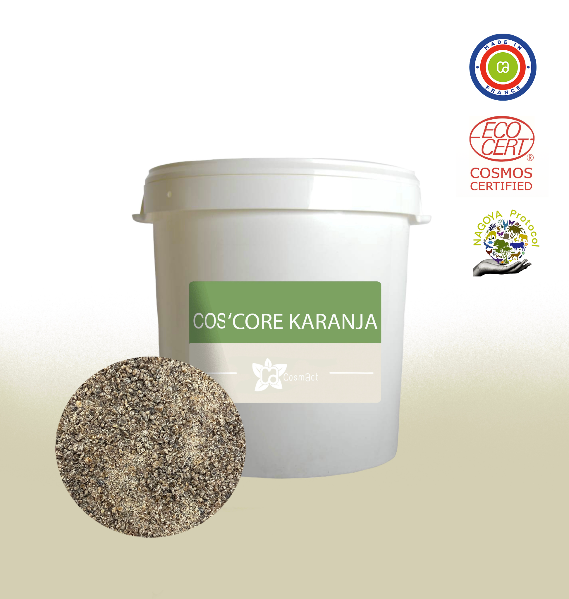 Lire la suite à propos de l’article COS’CORE KARANJA- TOURTEAU DE KARANJA BIO COSMOS