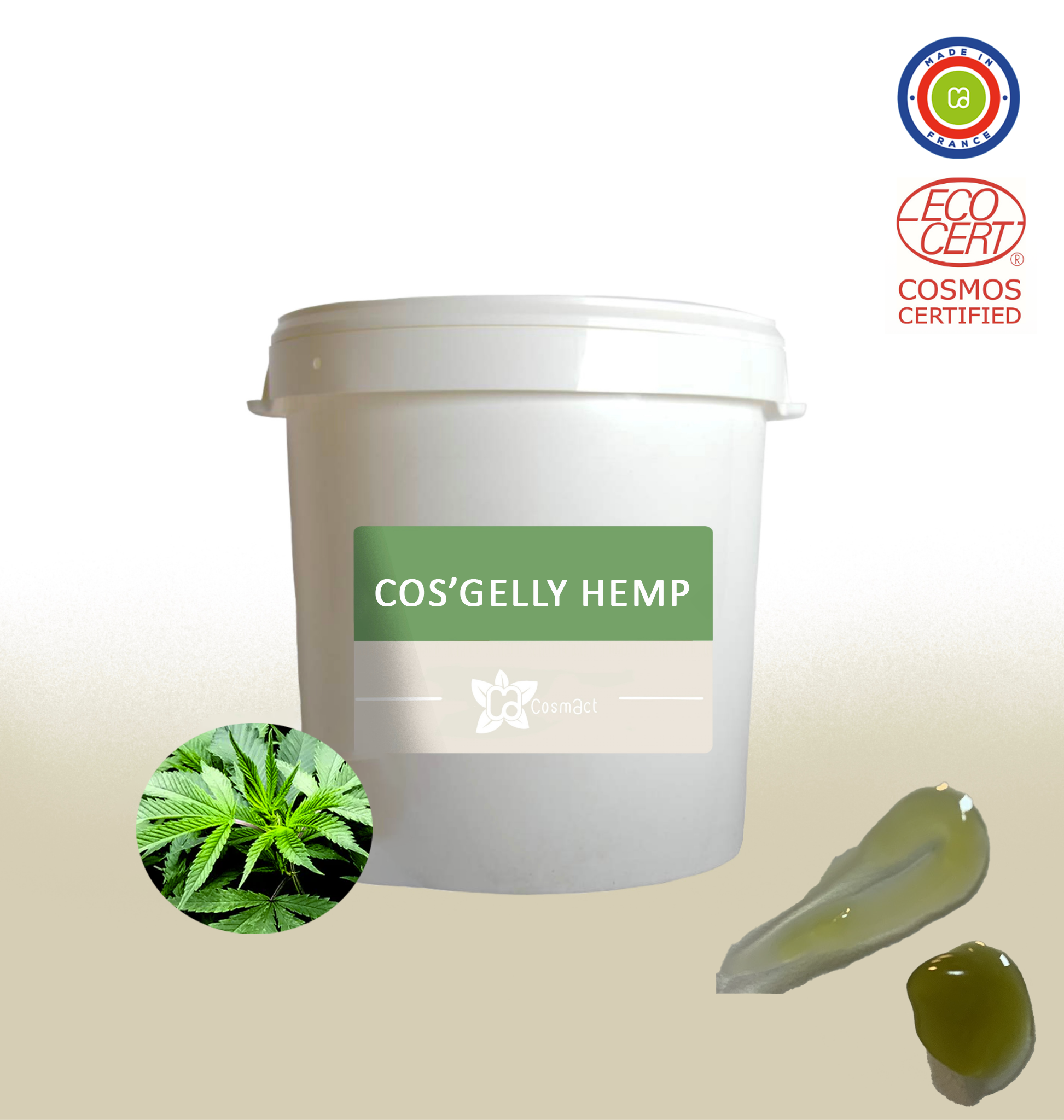 Lire la suite à propos de l’article COS’GELLY®HEMP-BASE GELIFIEE D’HUILE DE CHANVRE BIO COSMOS